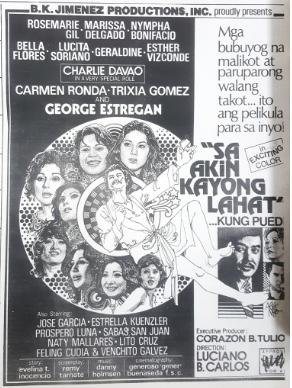Sa akin kayong lahat