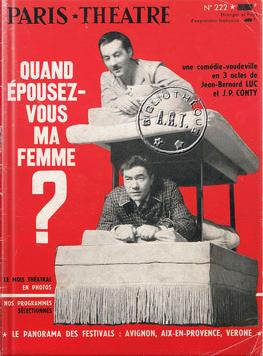 Quand épousez-vous ma femme?