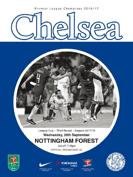 League Cup Third Round Chelsea vs Nottingham Forest