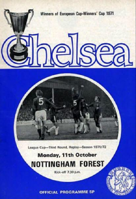 League Cup Third Round Replay Chelsea FC vs Nottingham Forest