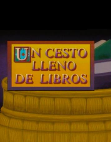 Un cesto lleno de libros