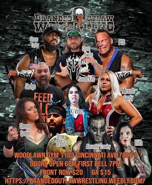 Branded Outlaw Wrestling: Outlaws Ride Again