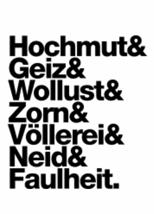 7 Todsünden