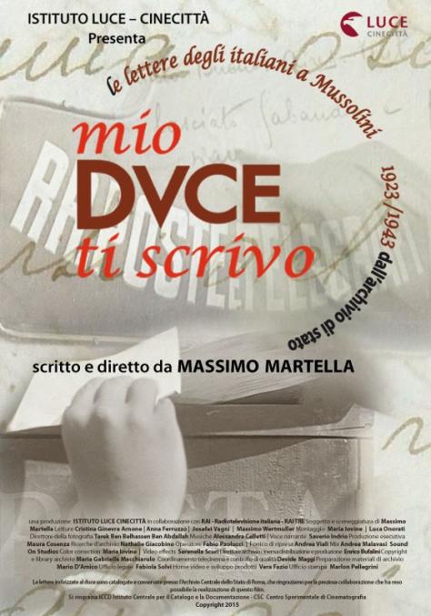 Mio Duce ti scrivo