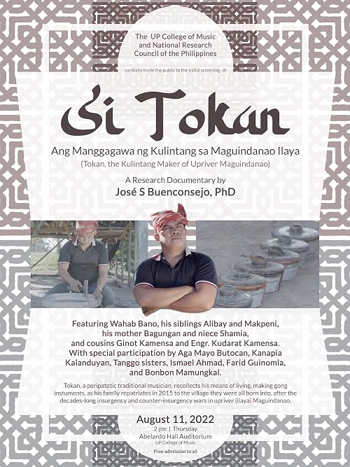 Si Tokan: Ang Manggagawa ng Kulintang sa Maguindanao Ilaya (Tokan, Kulintang Maker of Upriver Maguindanao)