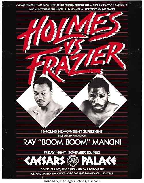 Larry Holmes vs. Marvis Frazier