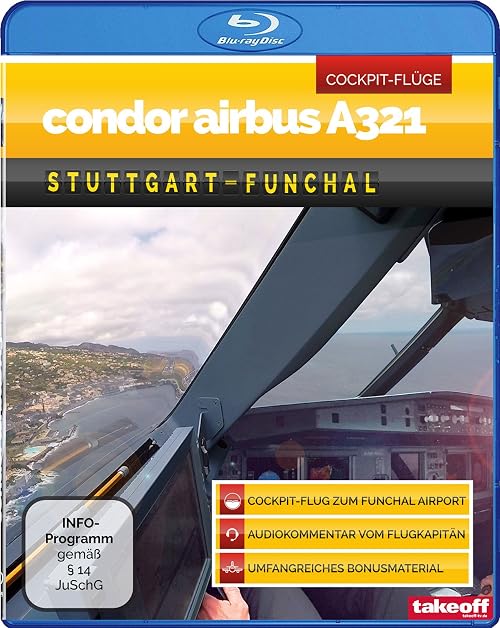 Cockpit-Flüge: Condor Airbus A321 - Stuttgart-Funchal