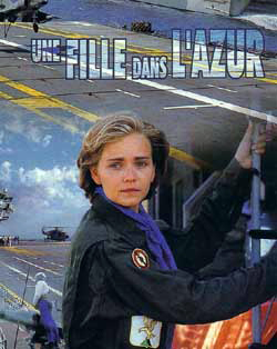 Une fille dans l'azur