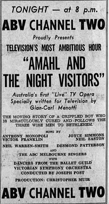 Amahl and the Night Visitors