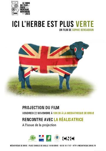 Ici, l'herbe est plus verte