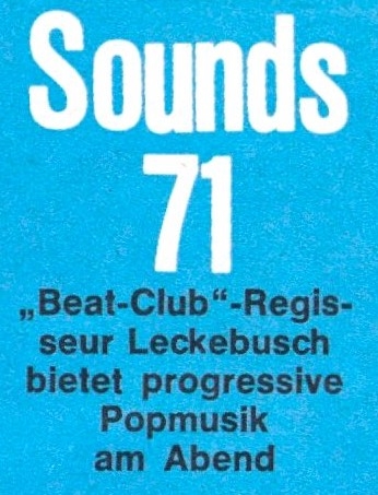 Sounds' 71