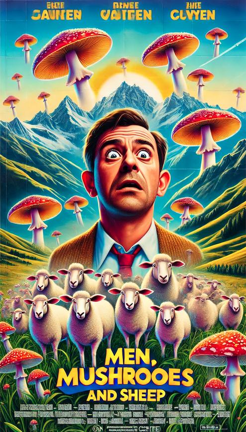 Men, Mushrooms and Sheep