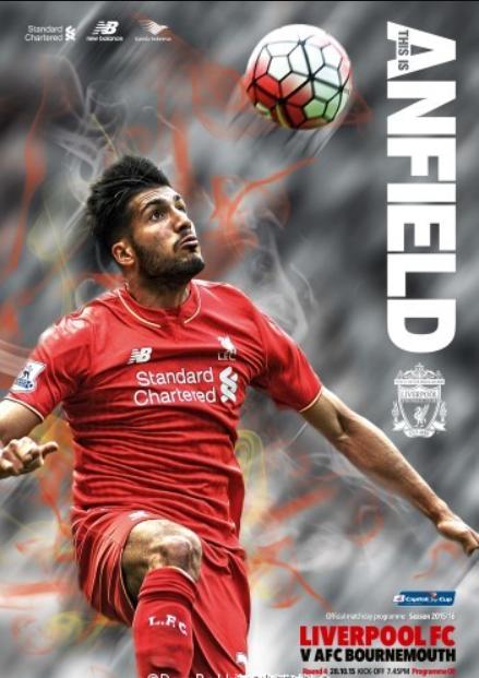 Carling Cup 2015/2016 Eighth-Final Liverpool FC vs AFC Bournemouth