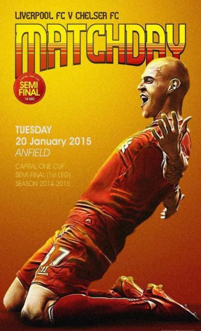 Carling Cup 2014/2015 Semi-Final Liverpool FC vs Chelsea FC