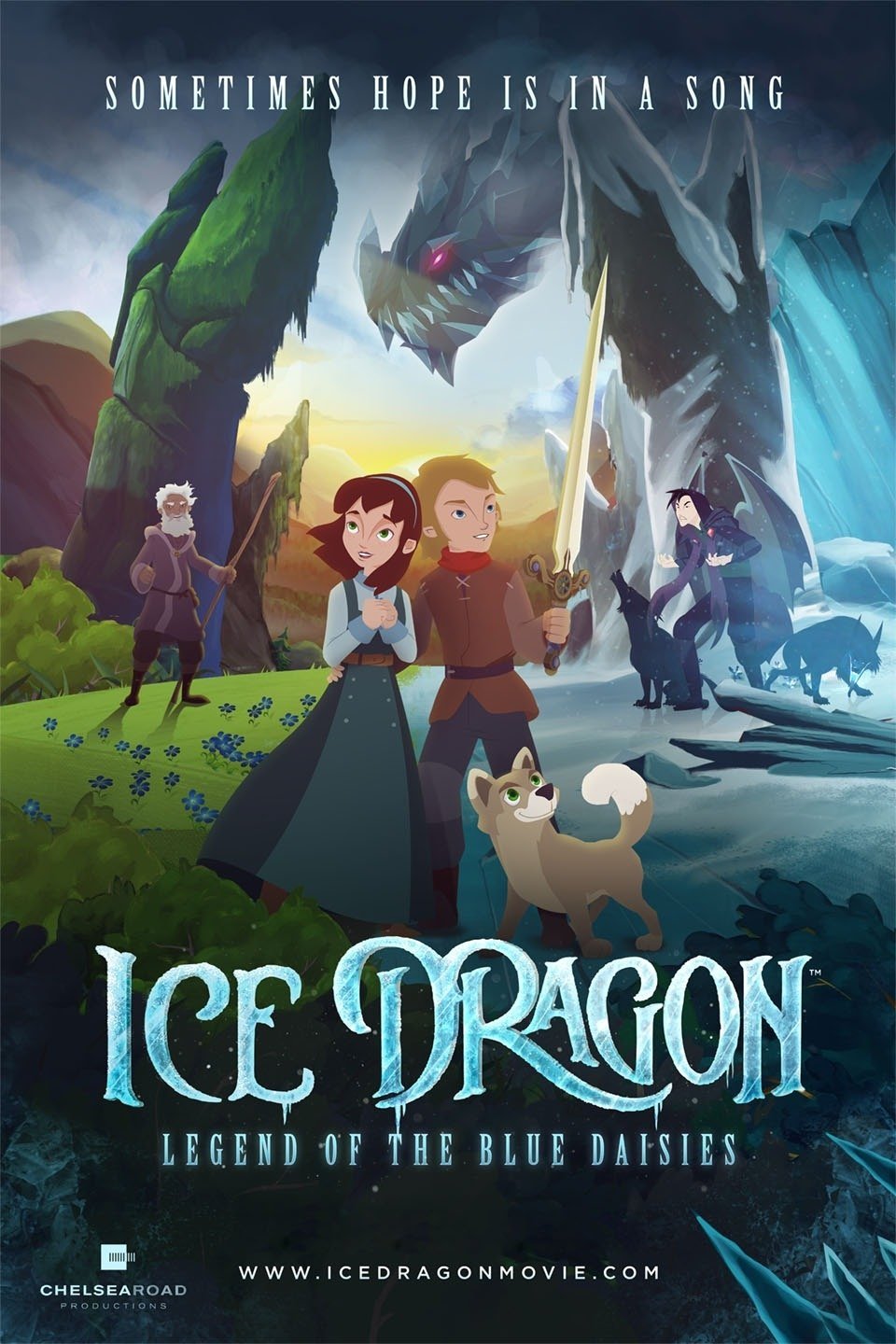 Der Eisdrache und die Legende der blauen Blumen