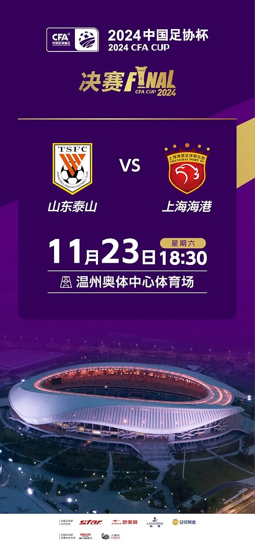 2024 Chinese Football Association Cup Final CFA CUP2024 Shandong Taishan FC VS Shanghai Port Football Club
