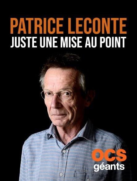 Juste une mise au point