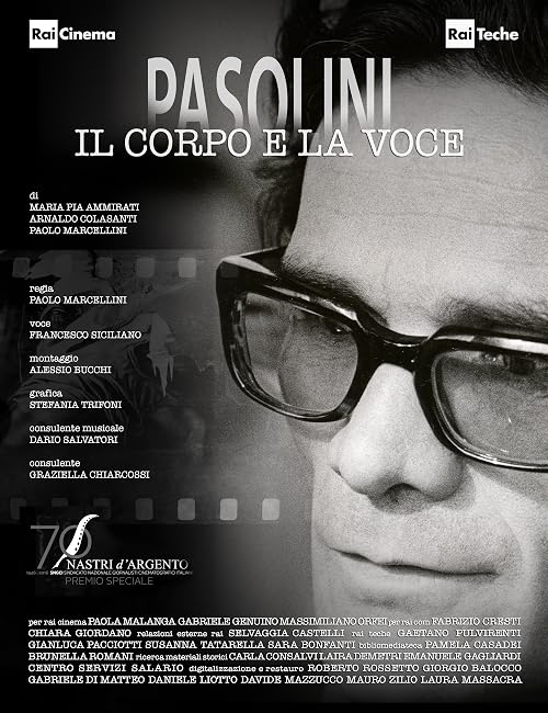 Pasolini, il corpo e la voce