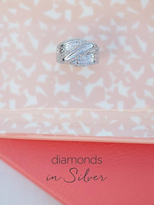 Diamond Jewelry in Silver