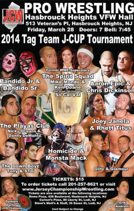 JCW Tag Team Jersey J-Cup