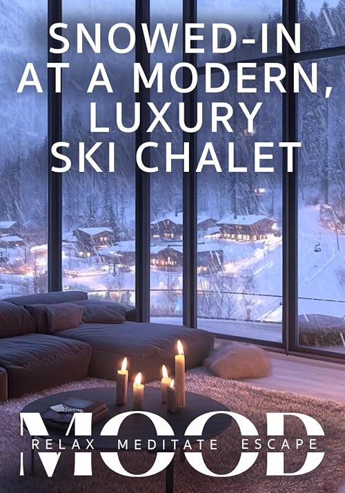 Snowed-In at a Modern, Luxury Ski Chalet: Mood - Relax, Meditate, Escape