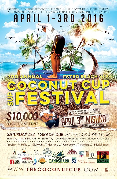 Stand Up Paddle: Freedom City Surf 3rd Annual Coconut Cup