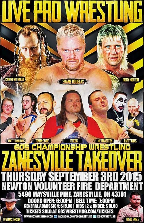 605 Championship Wrestling Zanesville Takeover Sept 3rd