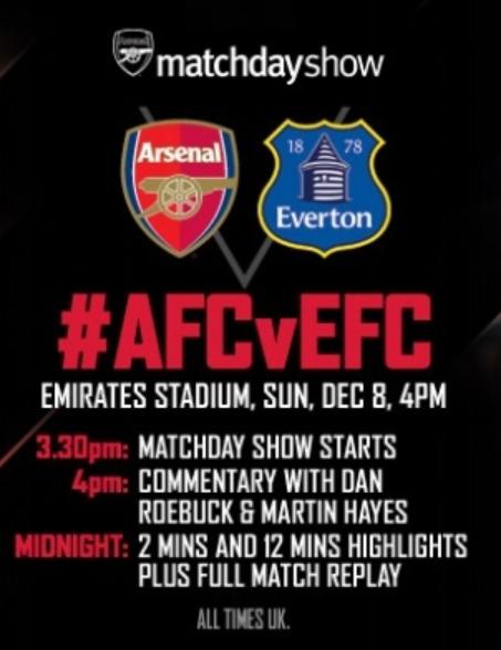 Arsenal vs Everton