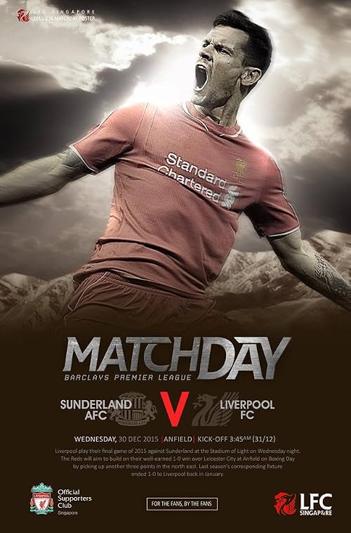 Sunderland A.F.C. vs Liverpool Football Club