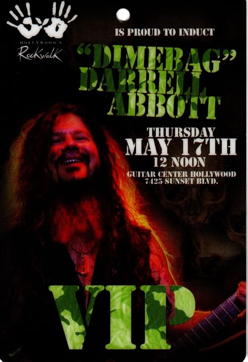 Dimebag Darrell: Rockwalk Induction