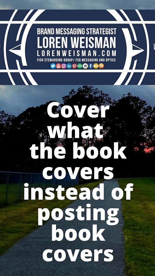 Cover what the book covers instead of posting book covers.
