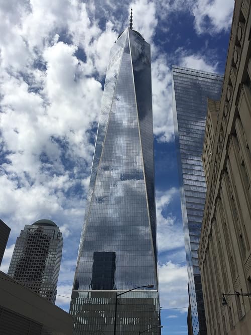 9/11 Memorial from Ground Zero, 15th Anniversary