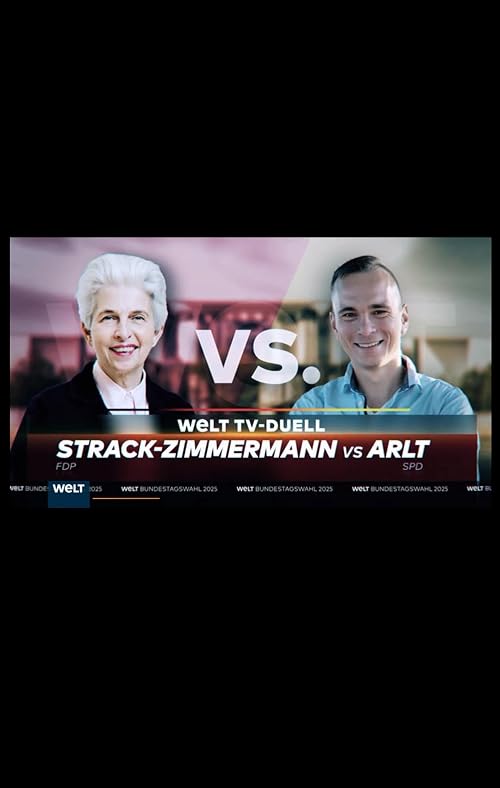 WeLT Spezial - Das Duell: Marie-Agnes Strack-Zimmermann (FDP) vs. Johannes Arlt (SPD)
