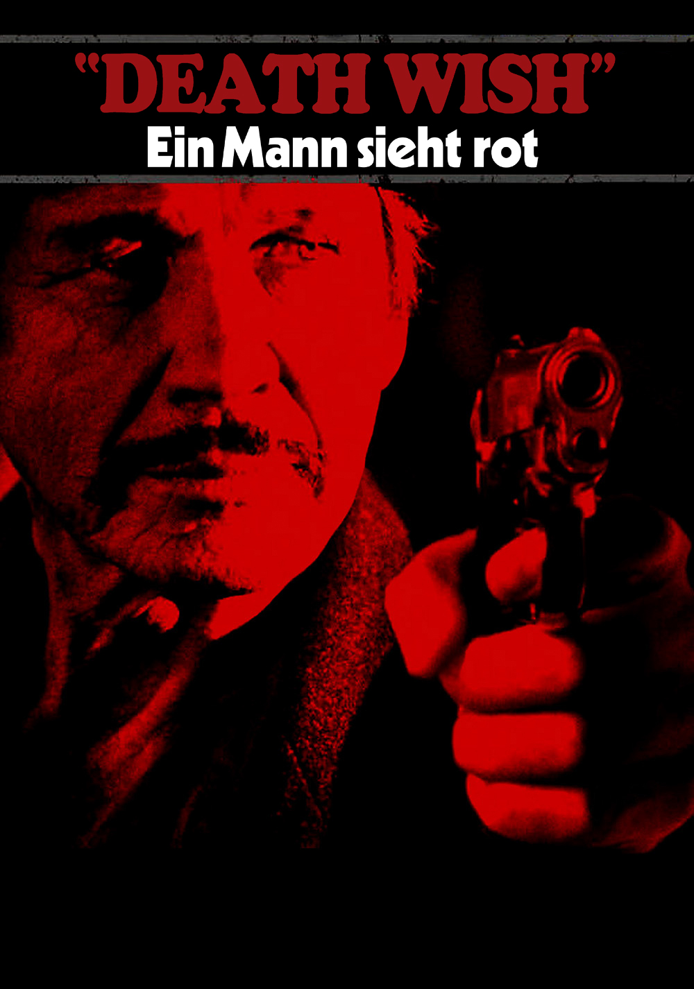 Ein Mann sieht rot