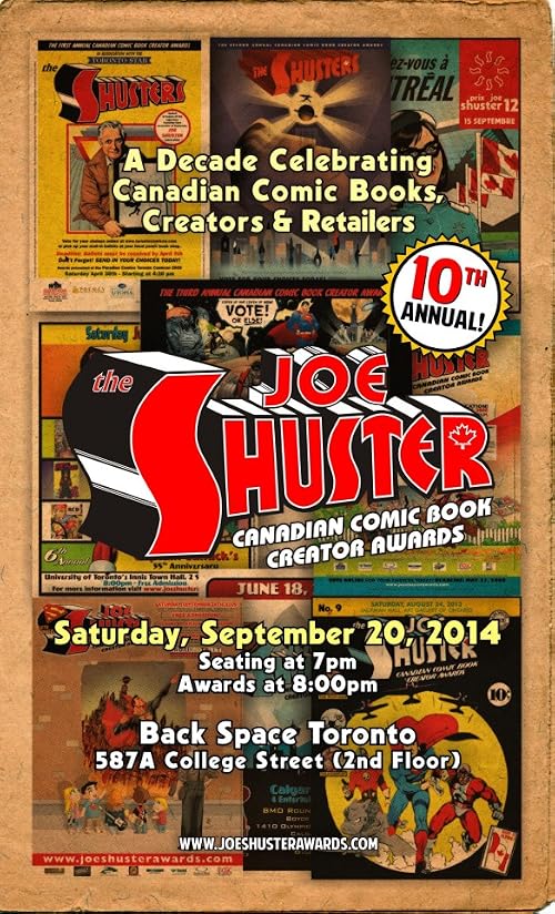 2014 Joe Shuster Canadian Comic Book Creator Awards