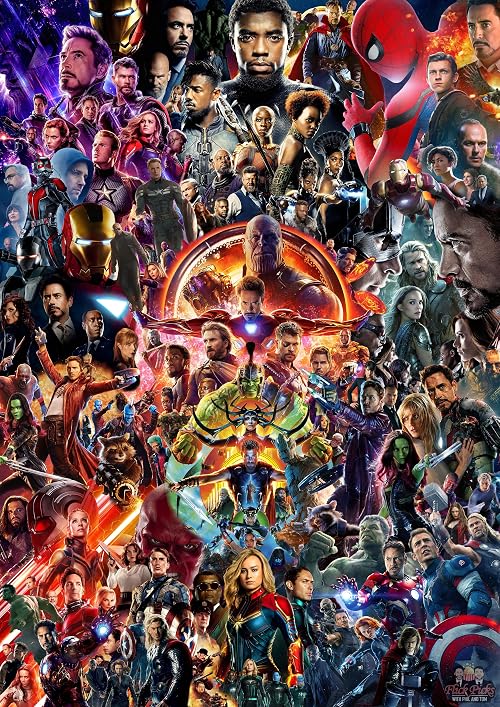MCU's Movie Order (2008 - 2019) - The Infinity Saga (Iron Man - Spider-Man: Far from Home)