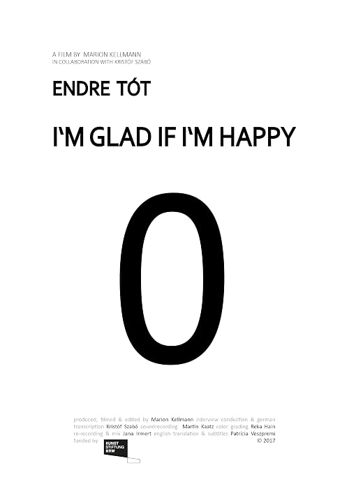 Endre Tót: I'm glad if I'm happy