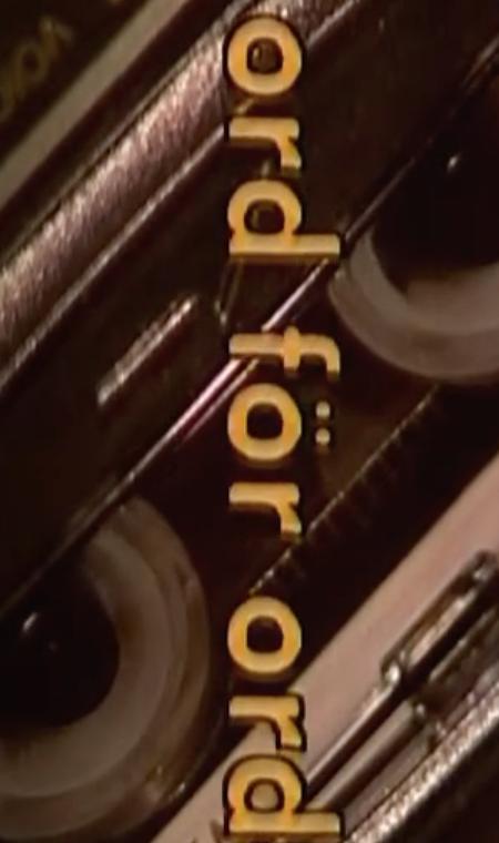 Ord för ord