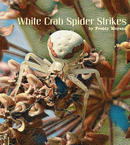 White Crab Spider Strikes