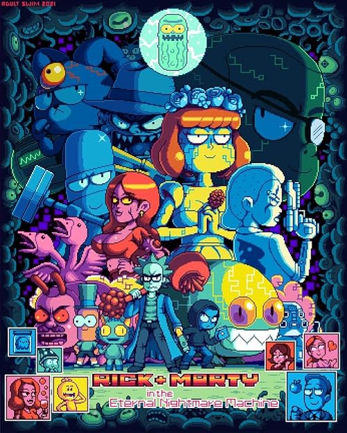 Rick + Morty in the Eternal Nightmare Machine