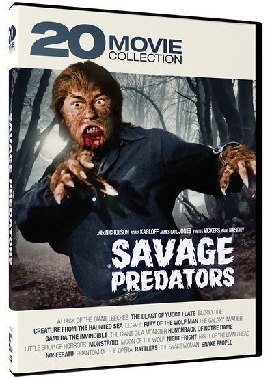 Savage Predators: 20 Movie Collection