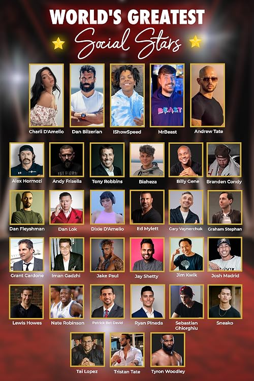 World's Greatest Social Stars! Top 25