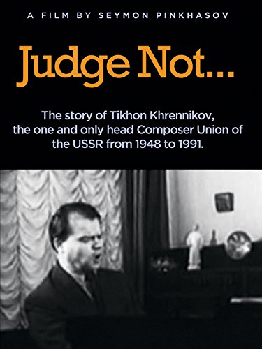 Judge Not...