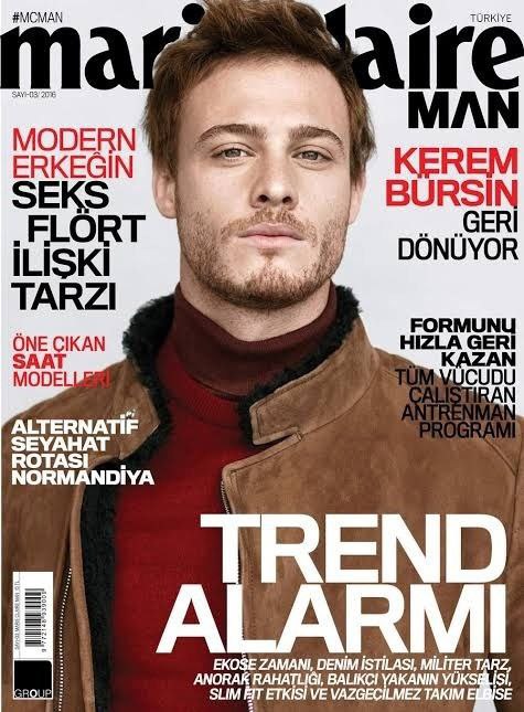 Marie Claire Türkiye: Kerem Bürsin