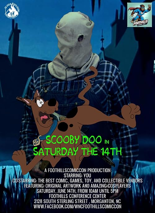 Foothills Comic Con 2025 Promotion (Friday the 13th/Scooby Doo Parody)