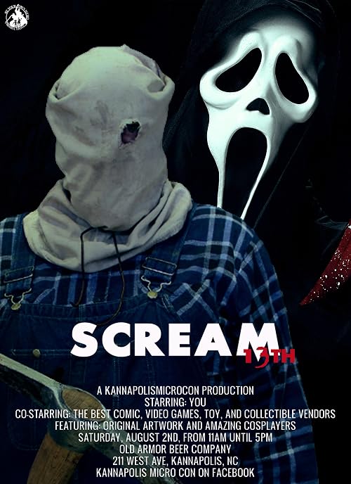 Kannapolis Micro Con 2025 Promotion (Scream and Friday the 13th Parody)