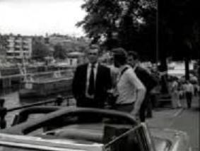 Filming the James Bond Film 'Diamonds Are Forever' in Amsterdam