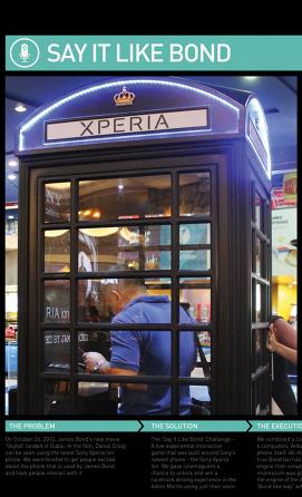 Sony Xperia Ion Smartphone 'Say it Like Bond' James Bond 'Skyfall' Marketing Case Study