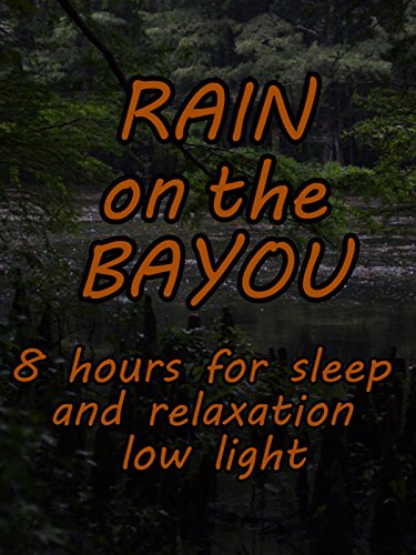 Rain on the Bayou 8 Hours for Sleep and Relaxation Low Light