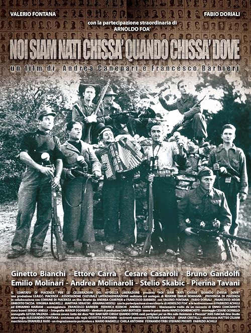 Noi siam nati chissà quando chissà dove